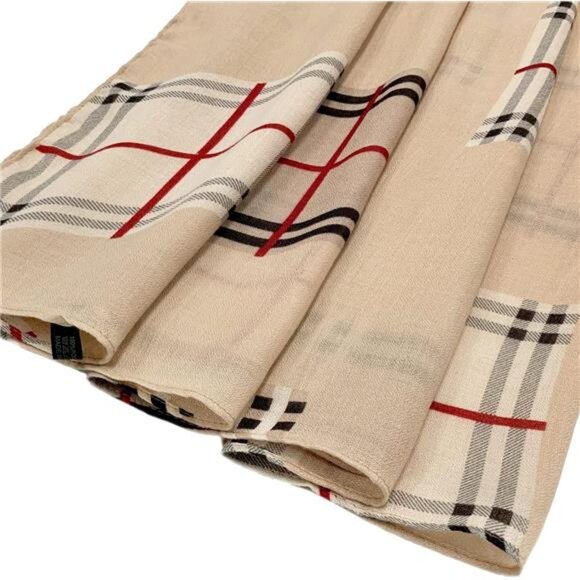 Women's Scarves Light Soft Fashion Khaki - Picture 4 of 6